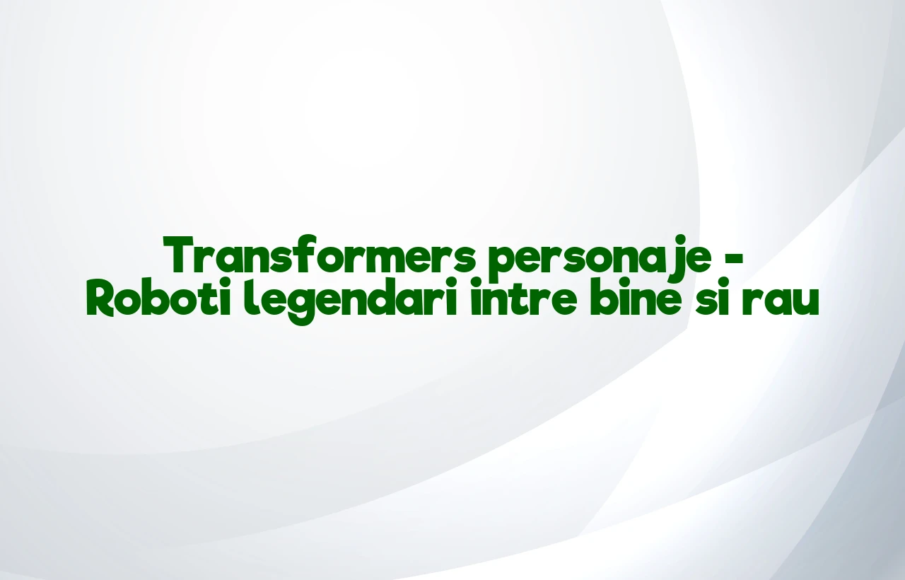 transformers personaje