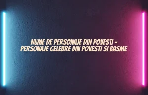 nume de personaje din povesti