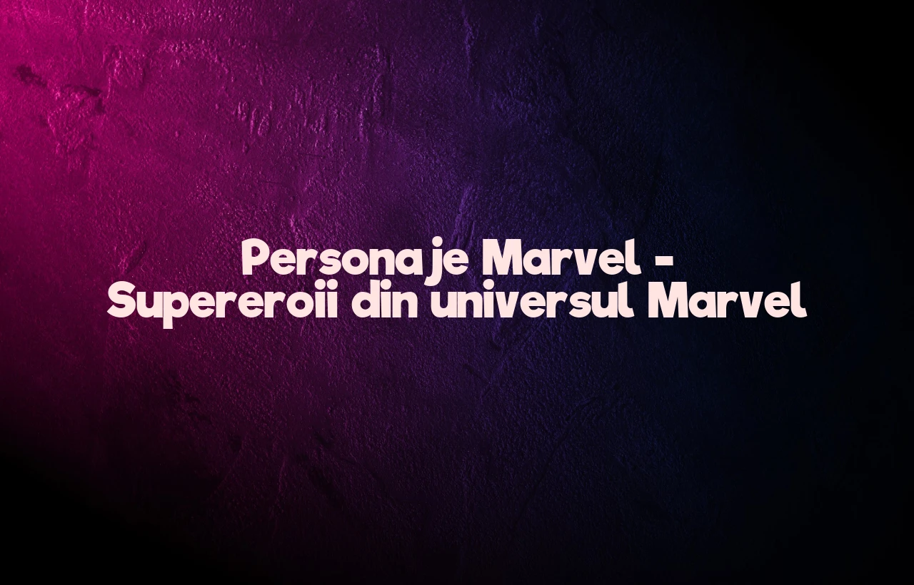 personaje marvel
