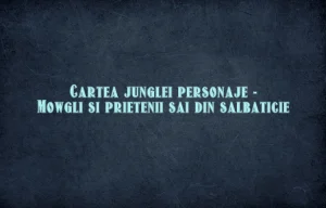 cartea junglei personaje