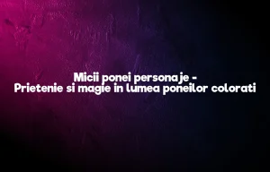 micii ponei personaje