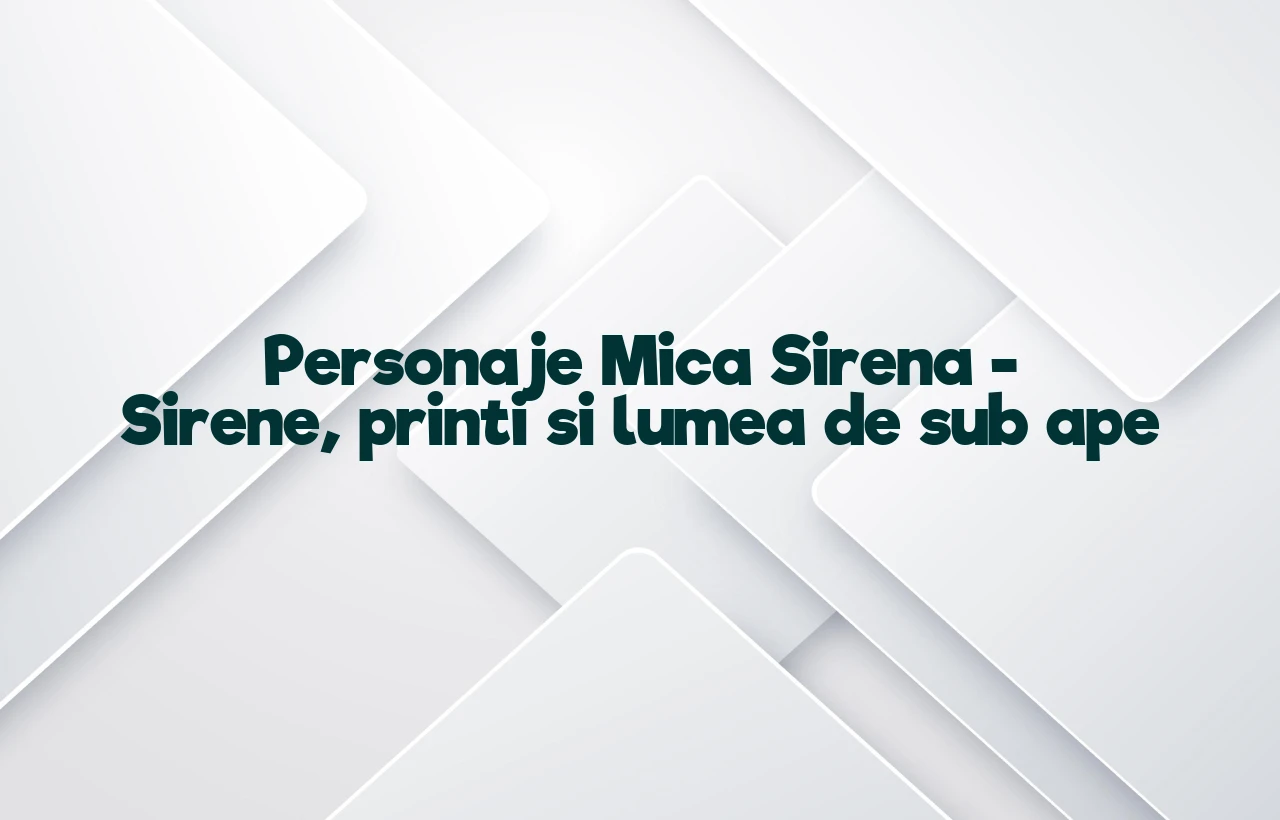 personaje mica sirena