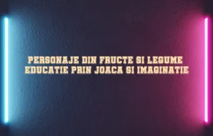 personaje din fructe si legume