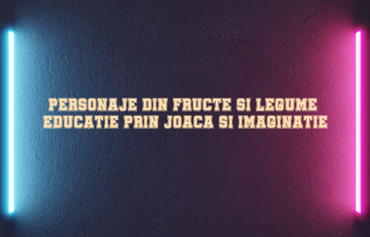 personaje din fructe si legume
