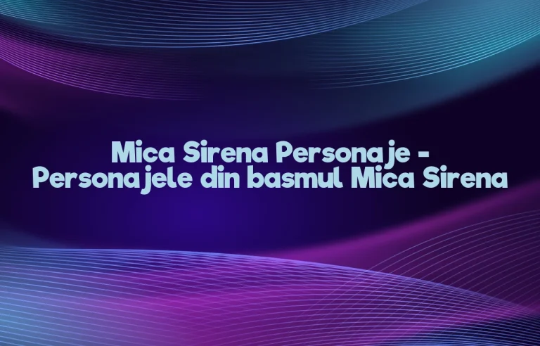 mica sirena personaje