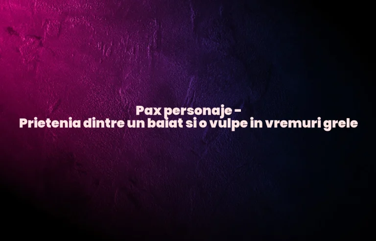 o scrisoare pierduta relatia dintre personaje