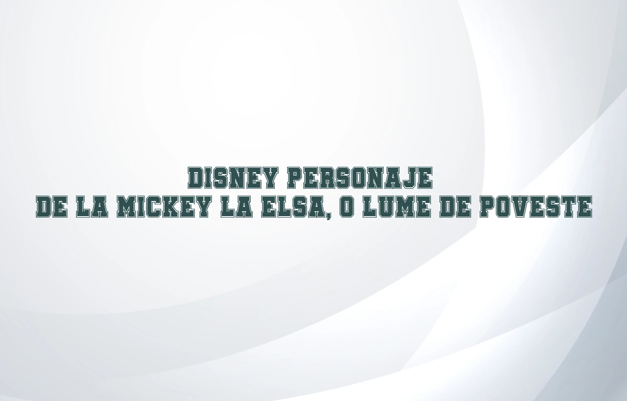 disney personaje