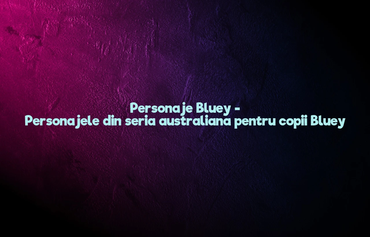 personaje bluey