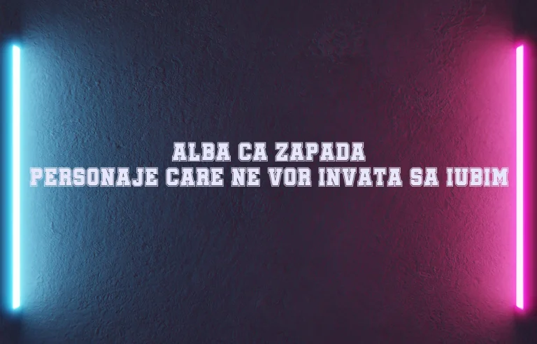 relatia dintre doua personaje harap alb