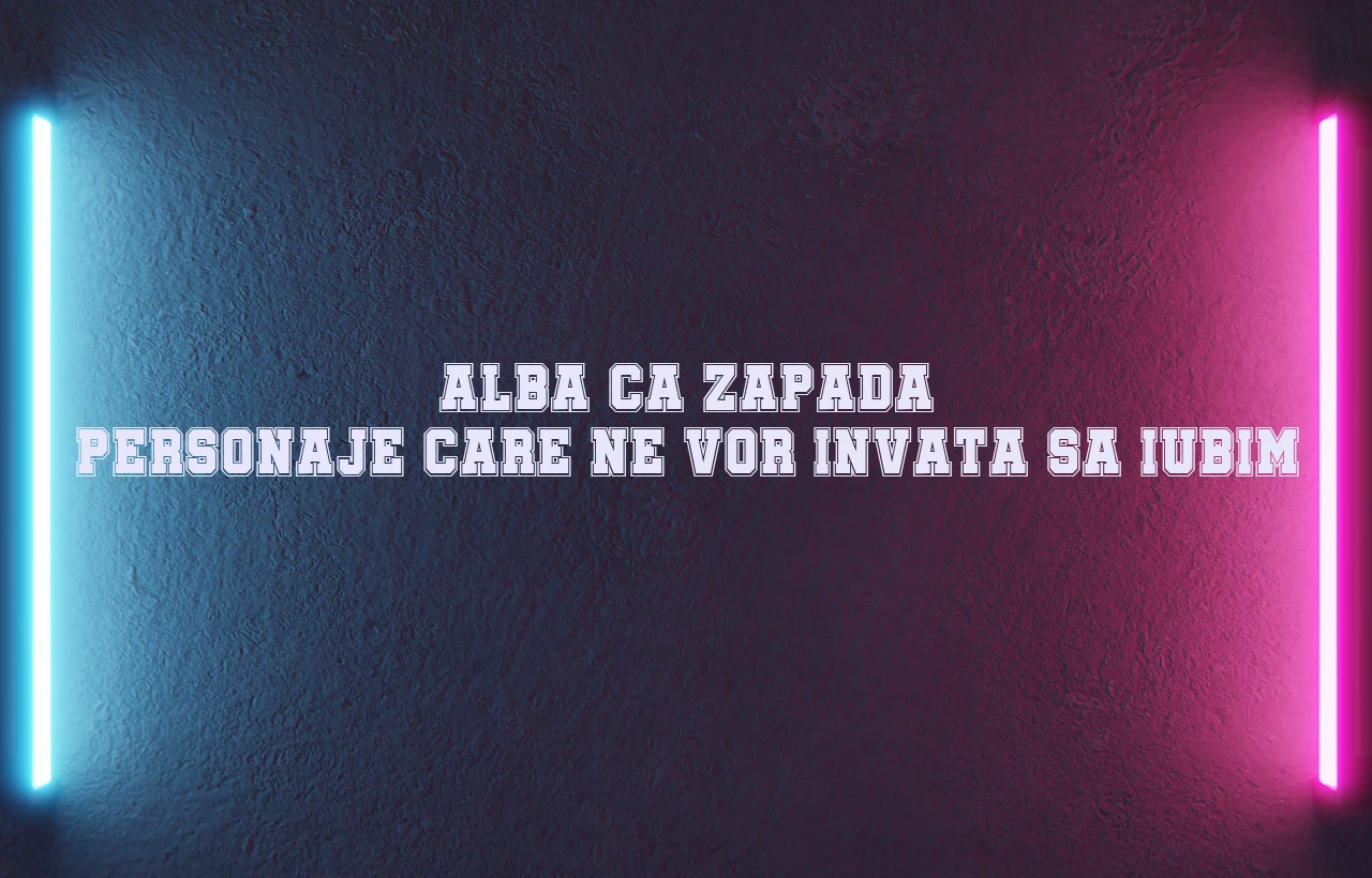 relatia dintre doua personaje harap alb