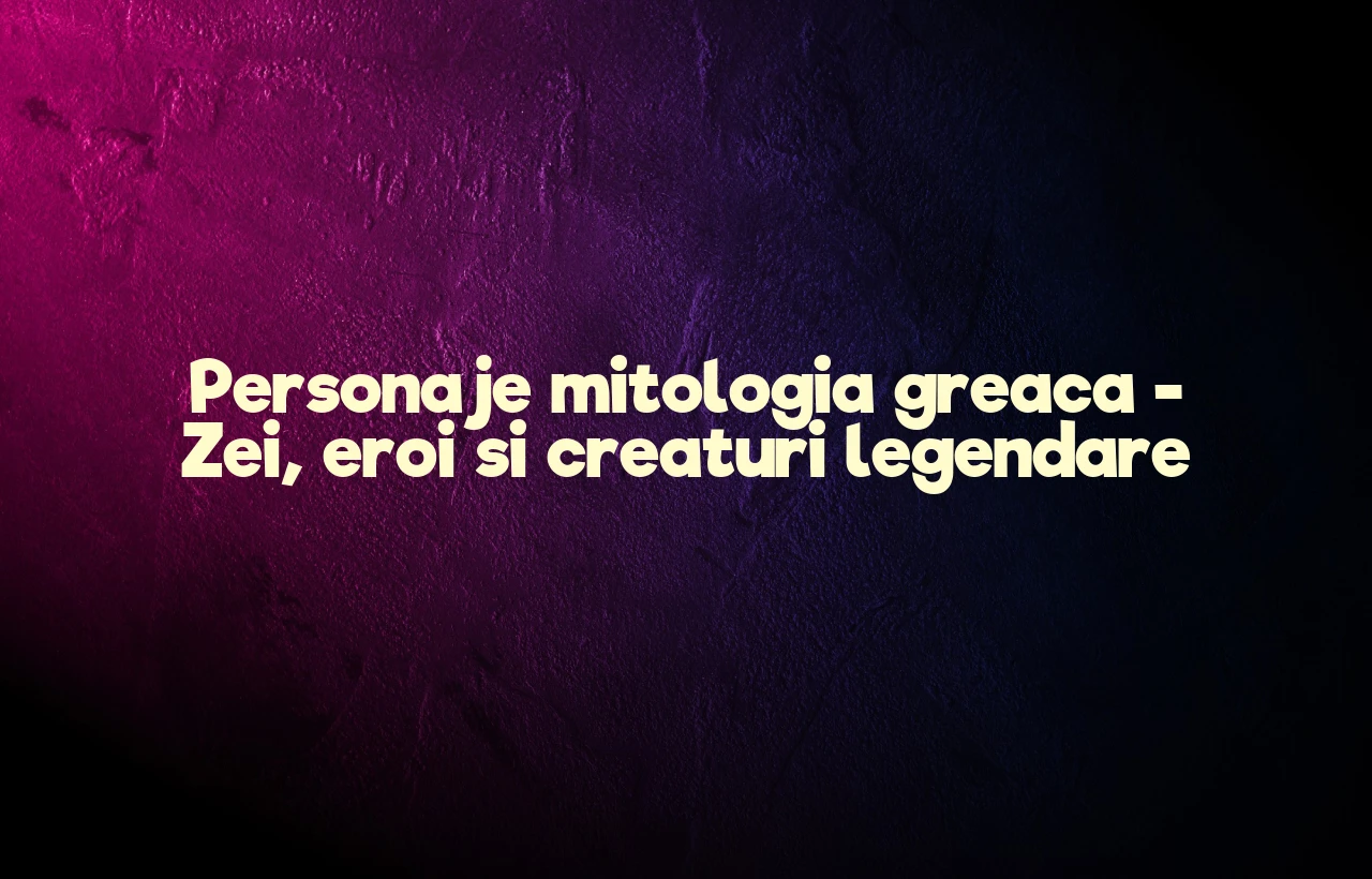 personaje mitologia greaca