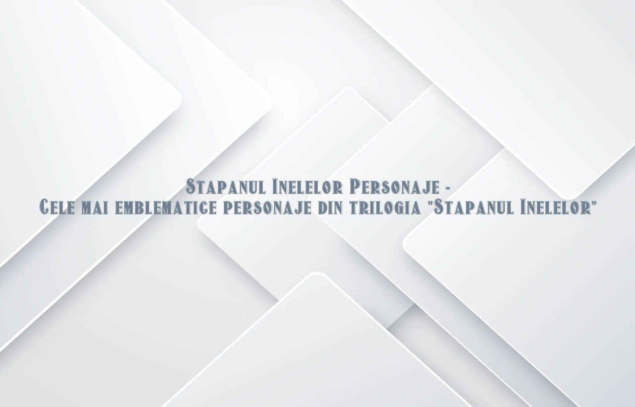 stapanul inelelor personaje