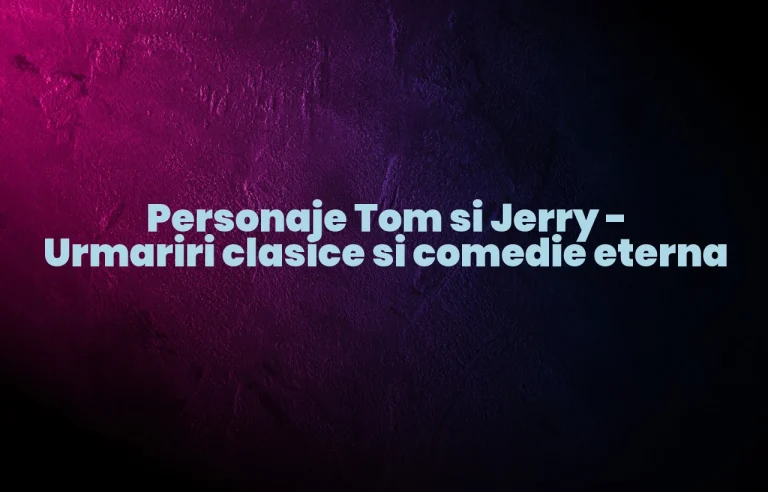 personaje tom si jerry