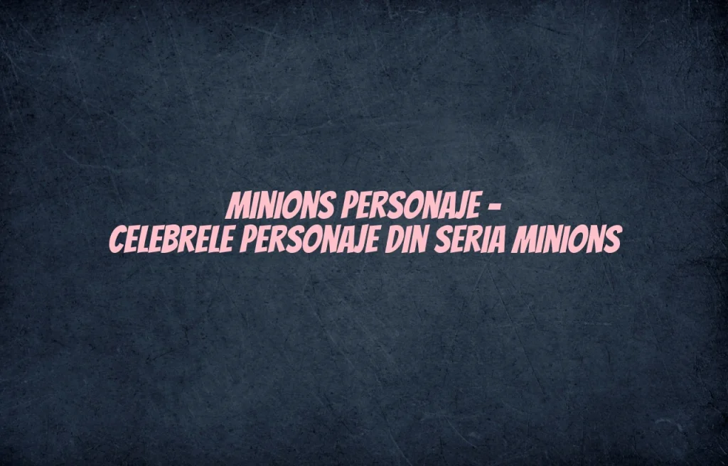 minions personaje