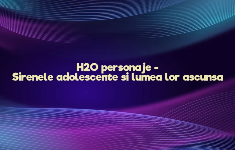h2o personaje
