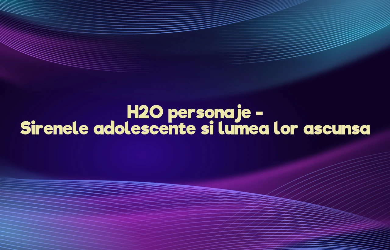 h2o personaje