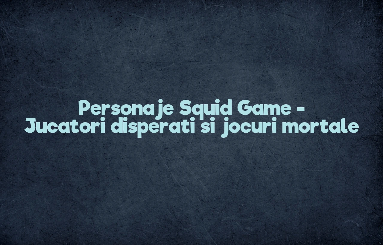 personaje squid game