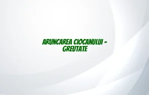 aruncarea ciocanului greutate