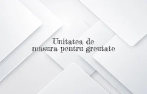 unitatea de masura pentru greutate