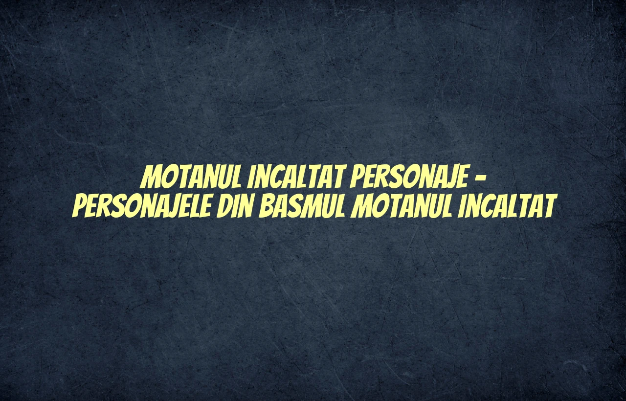 motanul incaltat personaje