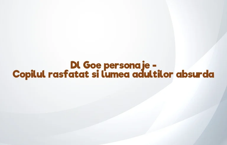 dl goe personaje