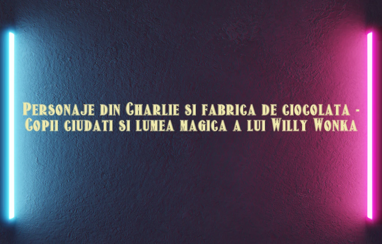 personaje din charlie si fabrica de ciocolata