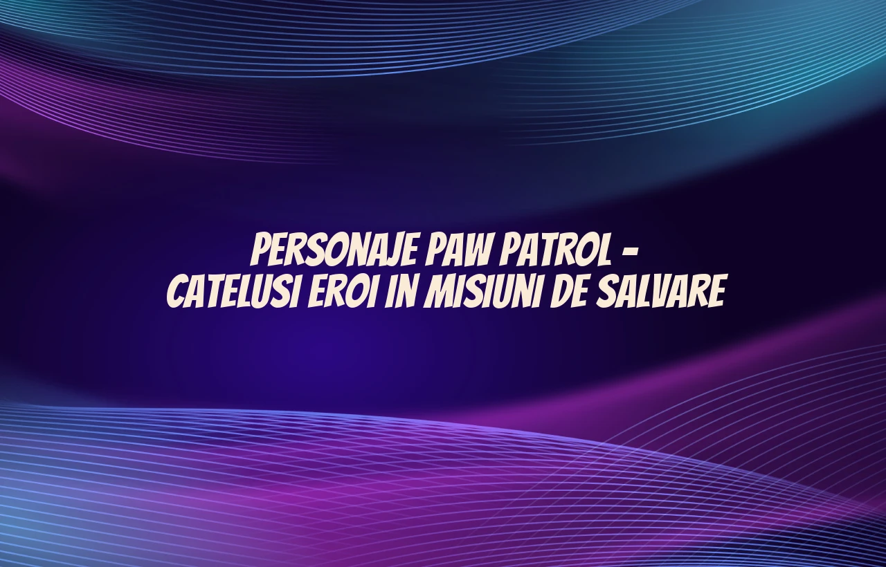 personaje paw patrol