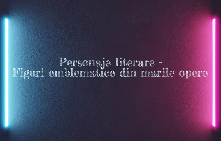 personaje literare