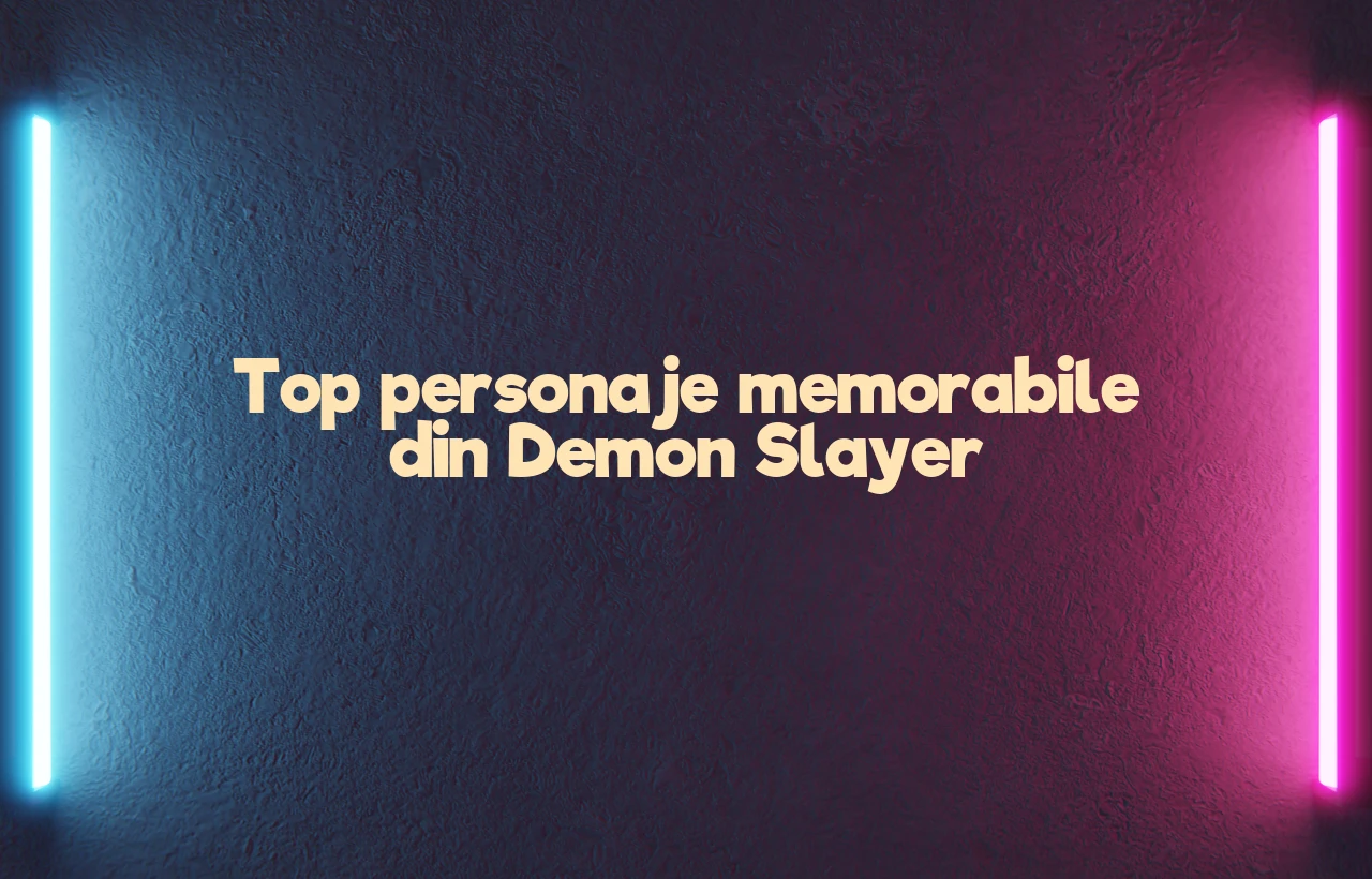 personaje principale in demon slayer